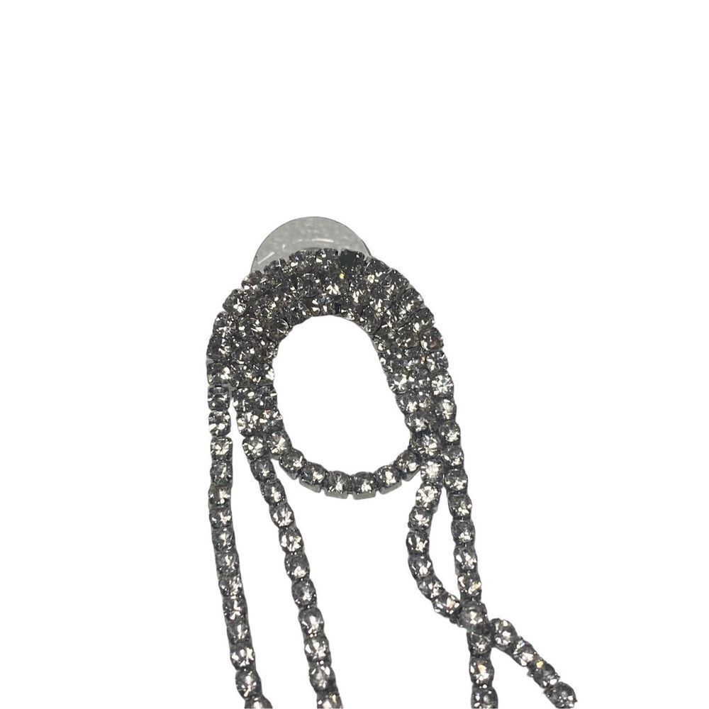 Amber Sceats Diamond Dangle Earring in Silver Defect - Picture 3 of 3